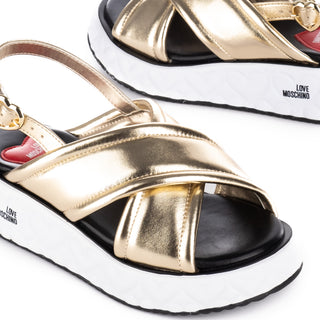 Sandálias Love Moschino Heart