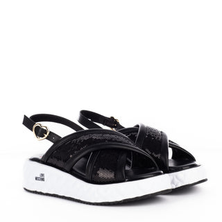 Sandálias Love Moschino Heart