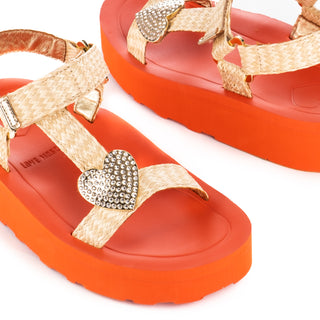 Sandálias Love Moschino Wave