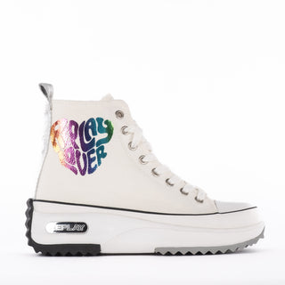 Replay Aqua Lover White Sneakers