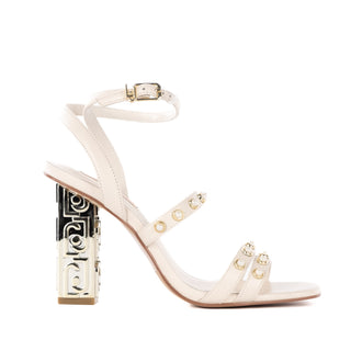 Heeled Sandals and Jewel Beads