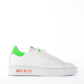 Off Play Sneakers White Neon Green