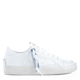 Sapatilhas Crime London SK8 DELUXE ALL WHITE