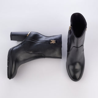 Tommy Hilfiger Black Ankle Boots