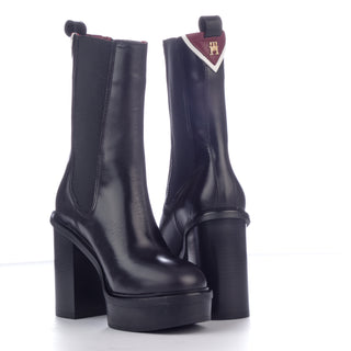 Tommy Hilfiger Black Ankle Boots