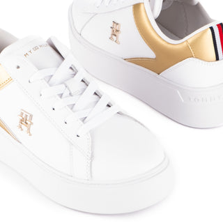 Sapatilhas Tommy Hilfiger Th Platform Court Sneaker Gld