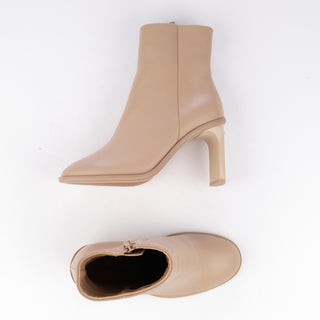 Beige Calvin Klein ankle boots