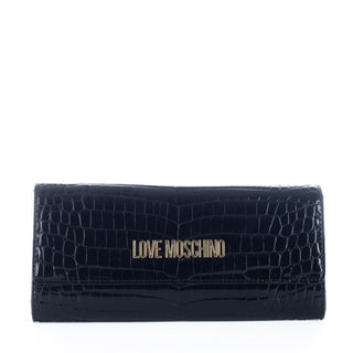 Clutch Love Moschino Croco