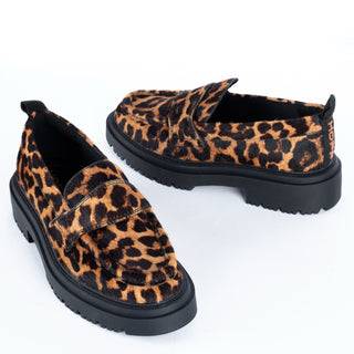 Mocassins Hoff MOCASIN ANIMAL PRINT SCHOOL MARRON