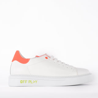 Off Play White Fuxia Sneakers